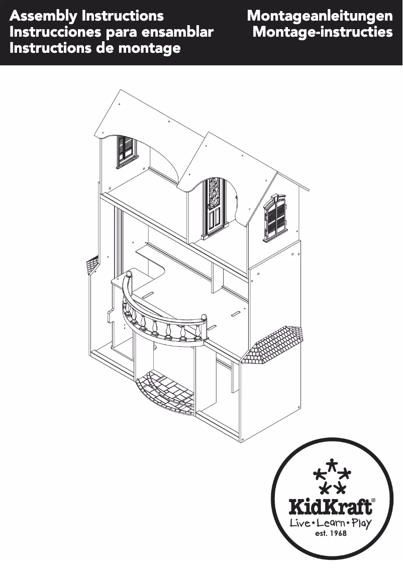 Page 1 de la notice Manuel utilisateur KidKraft Magnolia