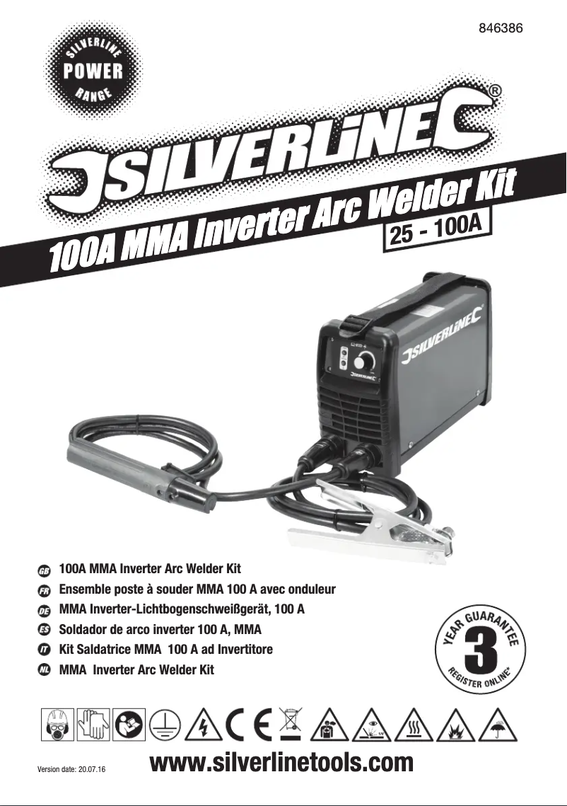Page n°1 - Manuel utilisateur Silverline 846386