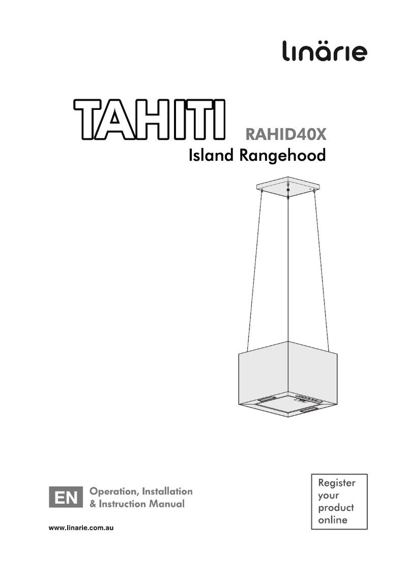Page n°1 - Manuel utilisateur Linarie Tahiti RAHID40X