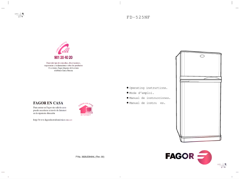 Image de la première page du manuel de l'appareil GR-532SF