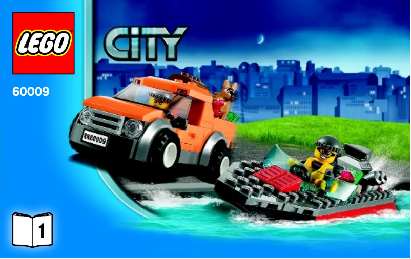 Page 1 de la notice Manuel utilisateur Lego Helicopter Arrest