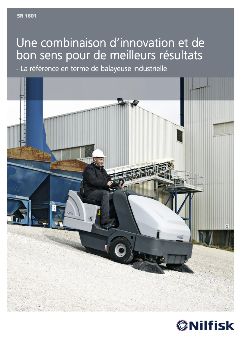 Page 1 de la notice Brochure Nilfisk SR 1601