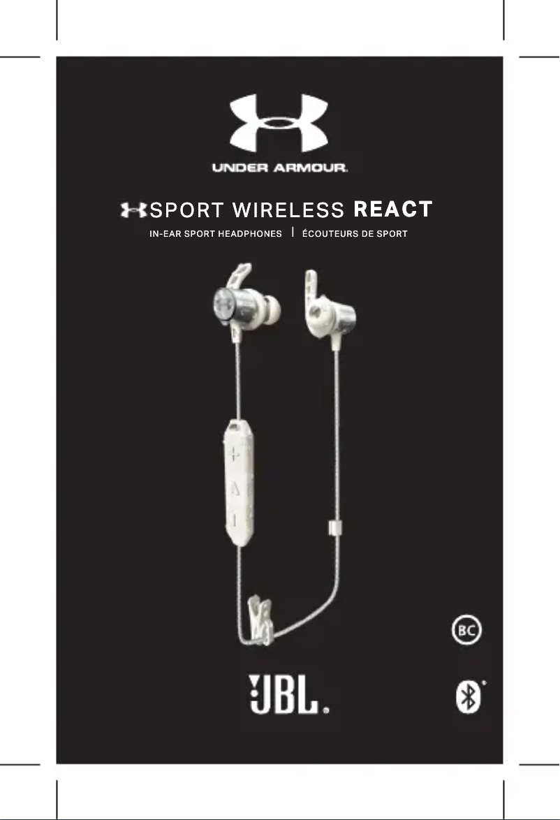 Page 1 de la notice Manuel utilisateur JBL Under Armour Sport Wireless React