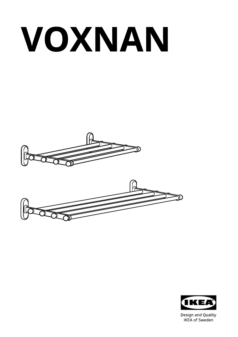 Page 1 de la notice Manuel utilisateur Ikea VOXNAN 903.285.88