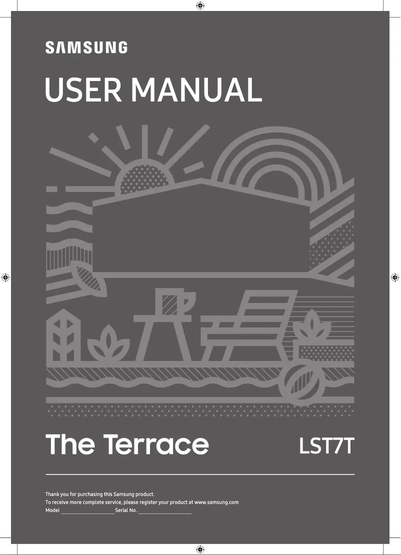 Page n°1 - Manuel utilisateur Samsung The Terrace 55LST7TC