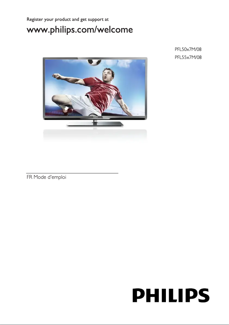 Page 1 de la notice Manuel utilisateur Philips 40PFL5507M