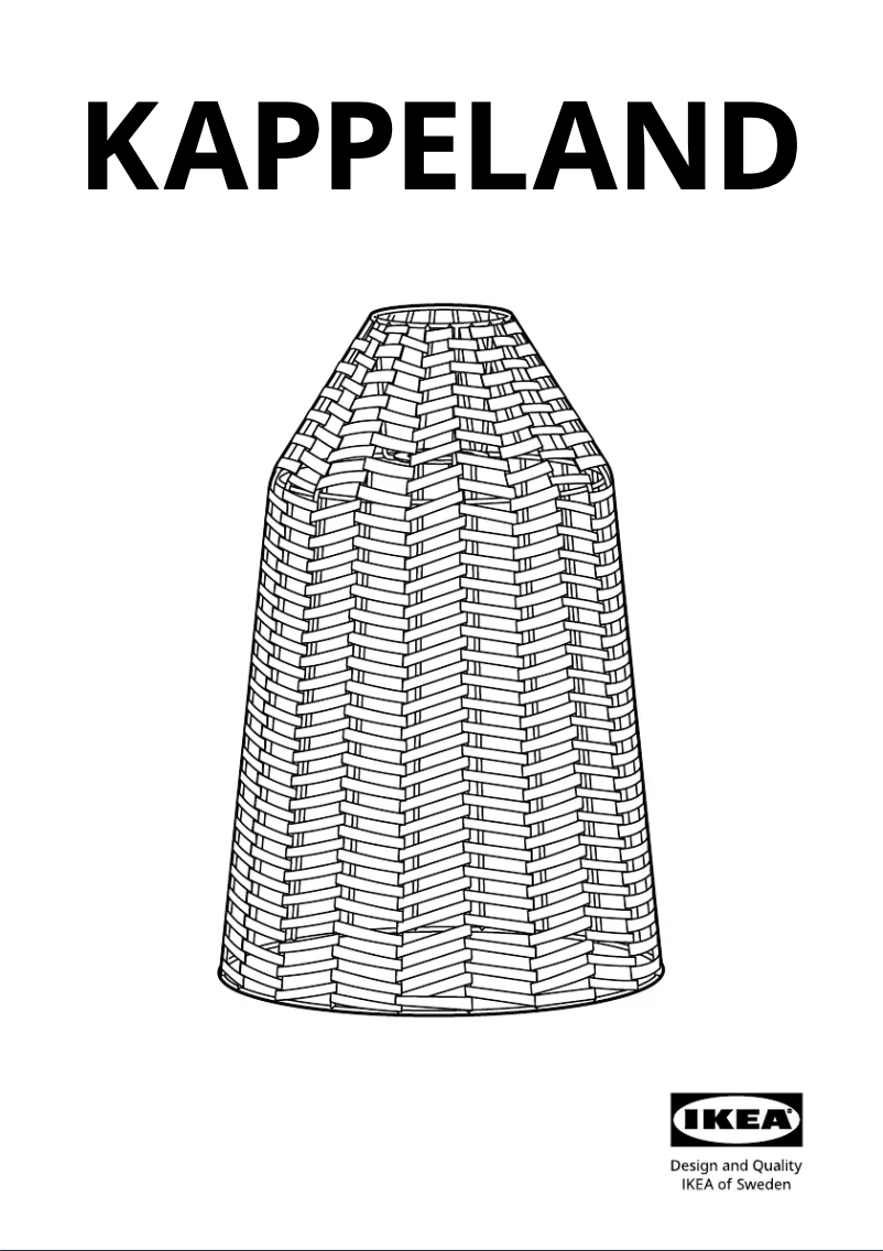 Image de la première page du manuel de l'appareil KAPPELAND 805.401.89