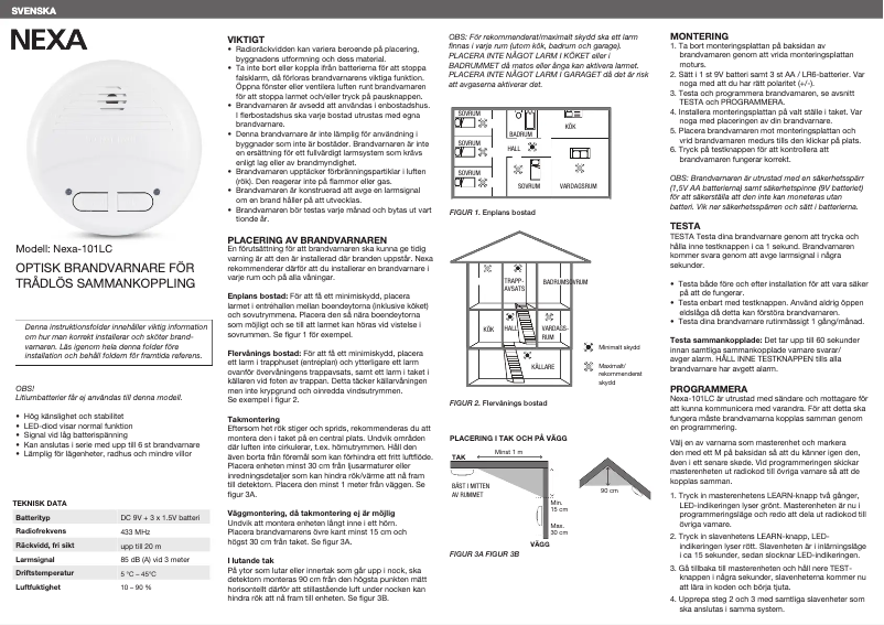 Page 1 de la notice Manuel utilisateur Nexa 101LC