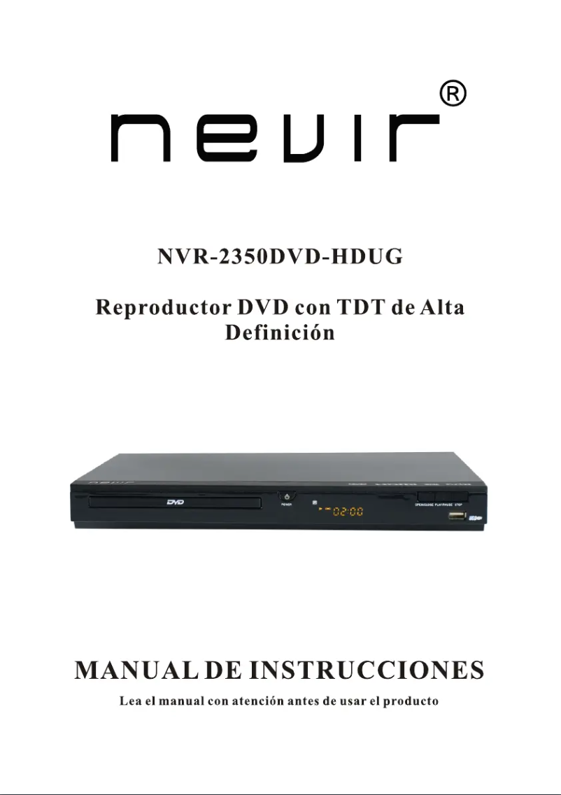 Page 1 de la notice Manuel utilisateur Nevir NVR-2350