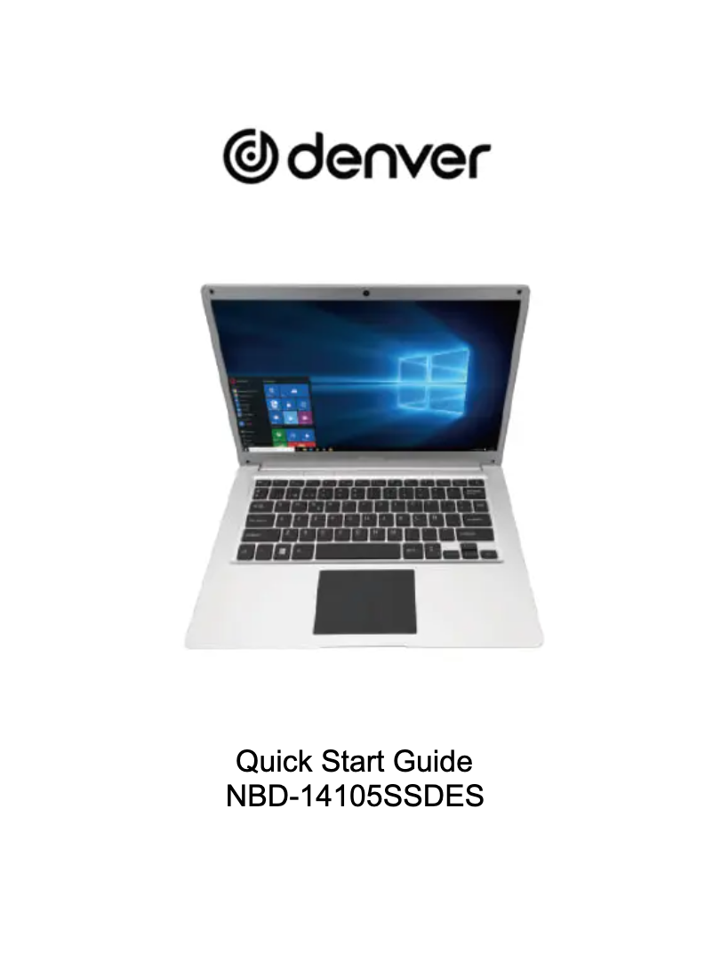 Page n°1 - Manuel utilisateur Denver NBD-14105ES