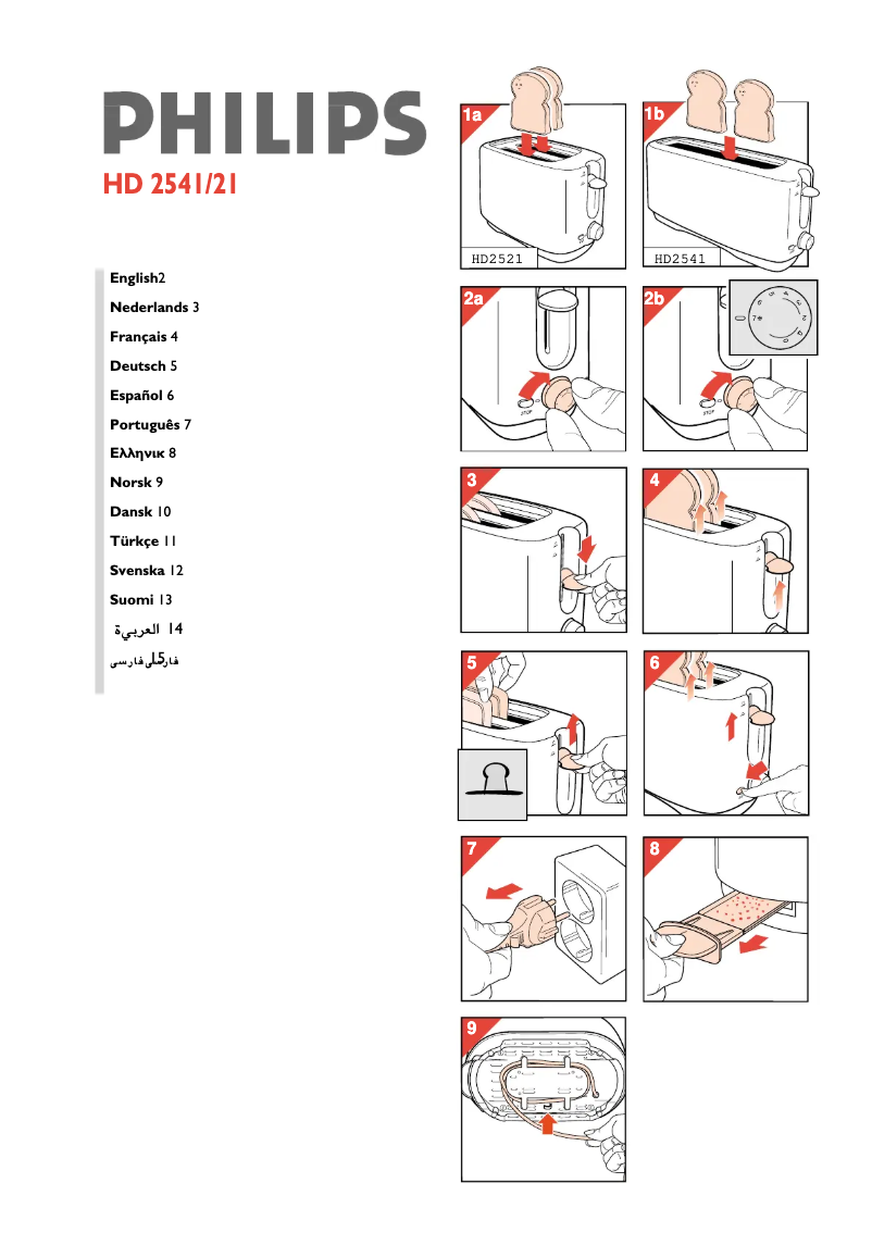 Page n°1 - Manuel utilisateur Philips HD2541