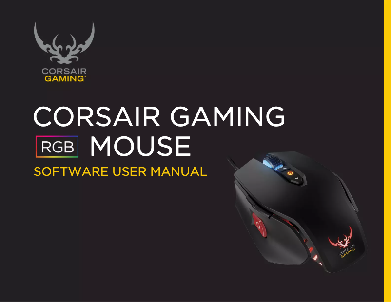 Page n°1 - Manuel utilisateur Corsair Gaming Sabre