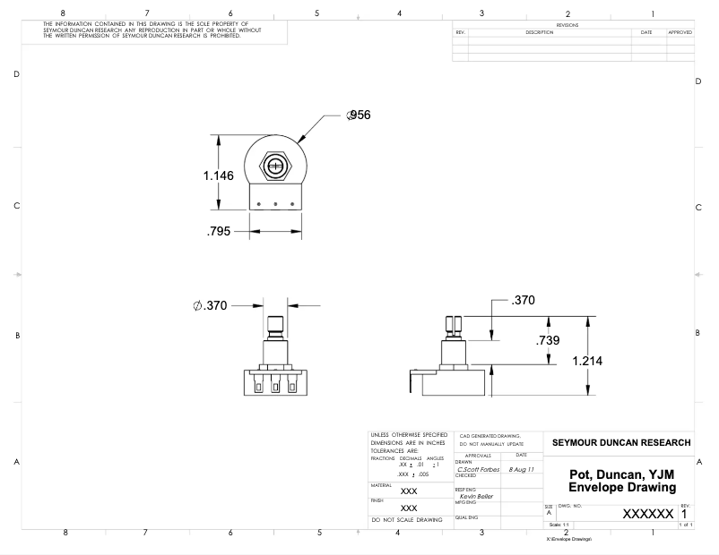 Page 1 de la notice Manuel utilisateur Seymour Duncan YJM-500