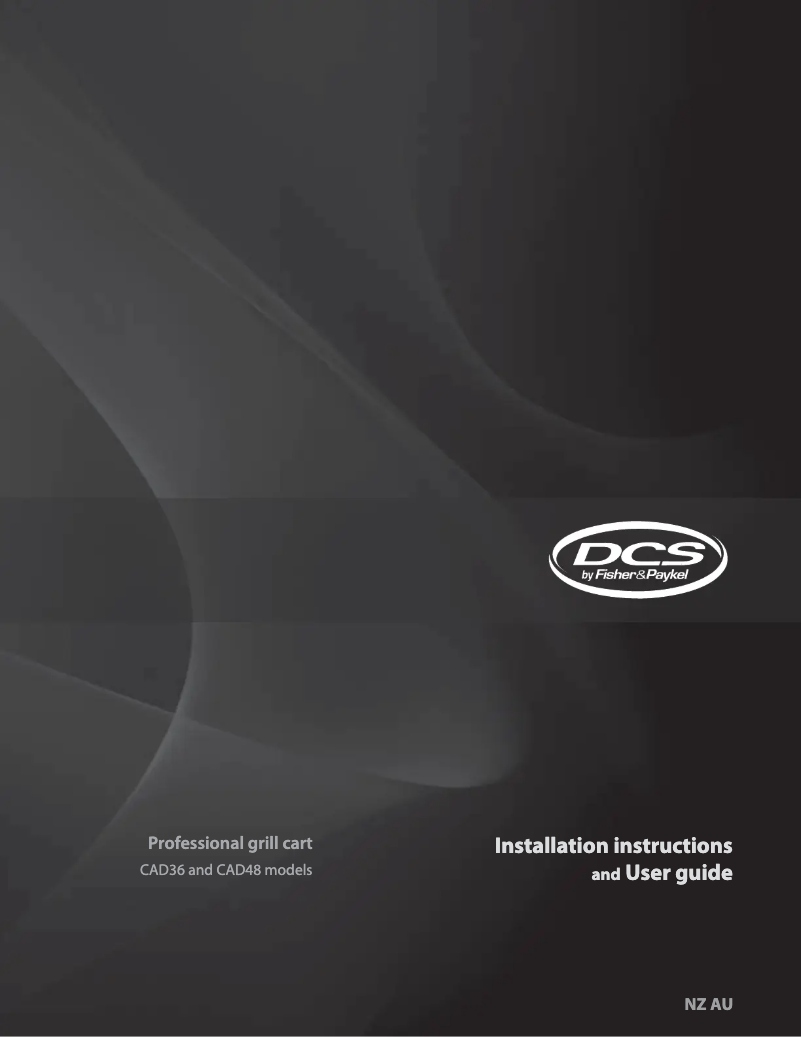 Page 1 de la notice Manuel utilisateur Fisher & Paykel CAD-48