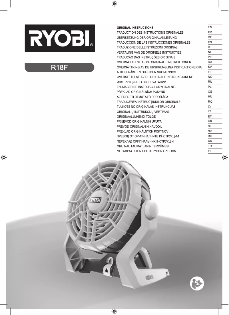 Imagen de la primera página del manual del dispositivo One+ R18F