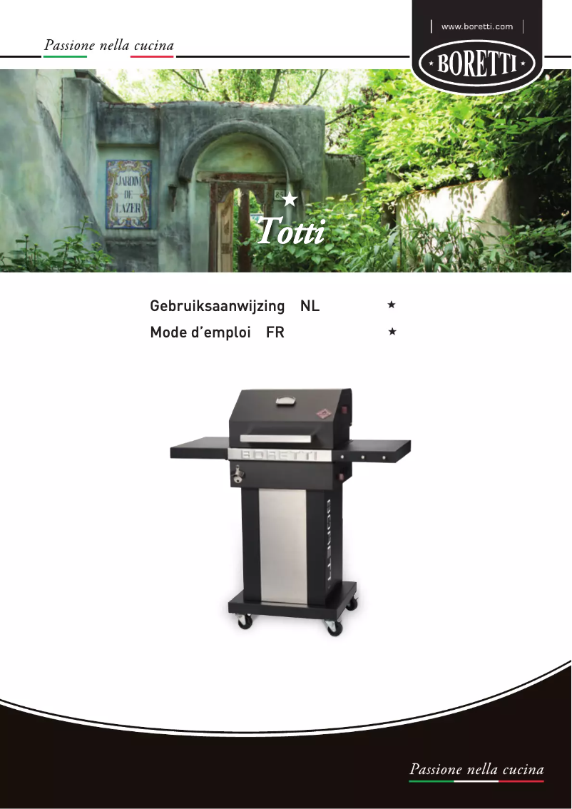 Page 1 de la notice Manuel utilisateur Boretti Totti