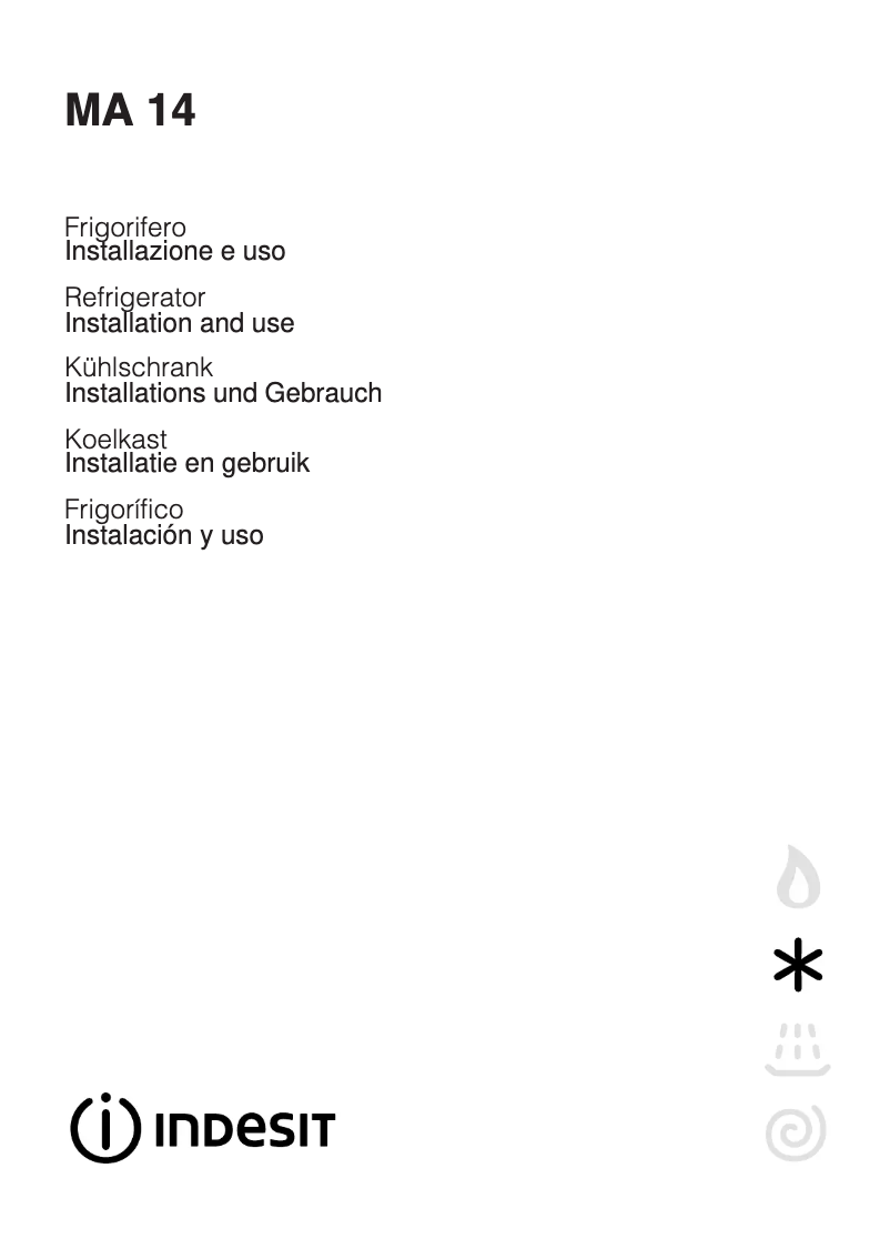 Image de la première page du manuel de l'appareil MA 14