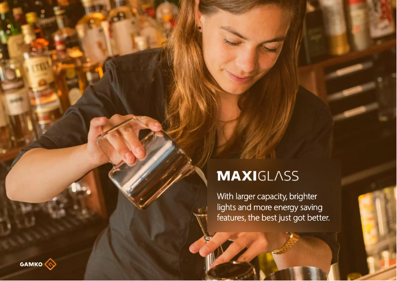 Page 1 de la notice Brochure Gamko Maxiglass LG3/150L