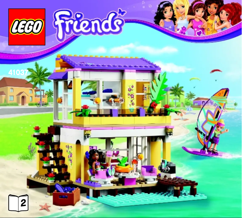 Page 1 de la notice Manuel utilisateur Lego Friends 41037