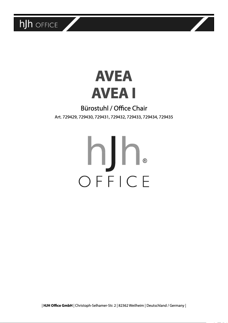 Page n°1 - Manuel utilisateur HJH Office AVEA I