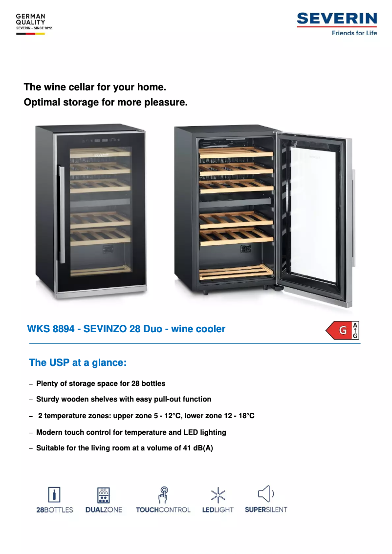 Image de la première page du manuel de l'appareil WKS 8894