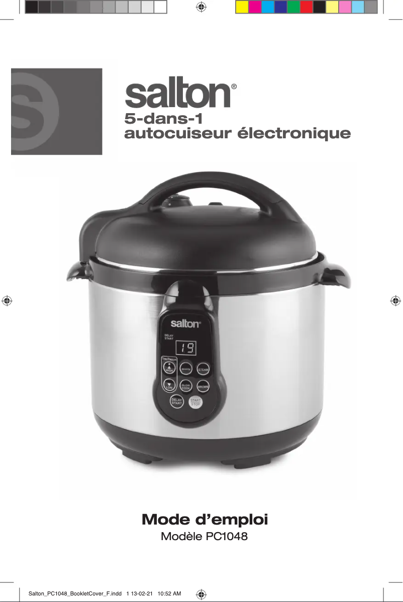 Imagen de la primera página del manual del dispositivo PC1048