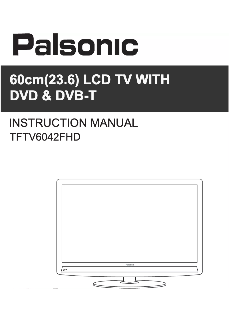 Page n°1 - Manuel utilisateur Palsonic TFTV6042FHD