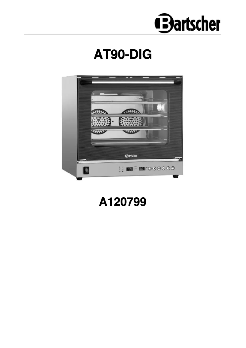 Página 1 del manual Manual de usuario Bartscher AT90-DIG
