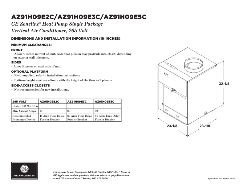 Imagen de la primera página del manual del dispositivo AZ91H09E3C