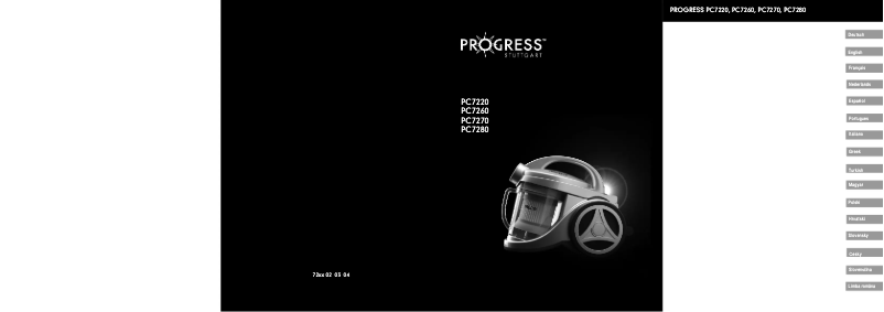 Página 1 del manual Manual de usuario Progress PC7280