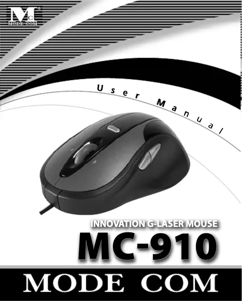 Page n°1 - Manuel utilisateur ModeCom MC-910