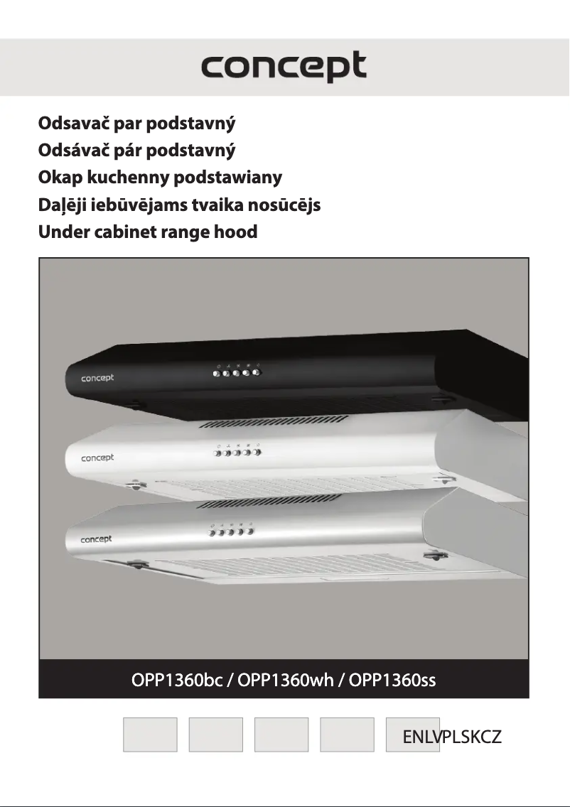 Image de la première page du manuel de l'appareil OPP1360wh