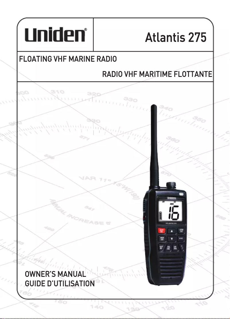 Página 1 del manual Manual de usuario Uniden Atlantis 275