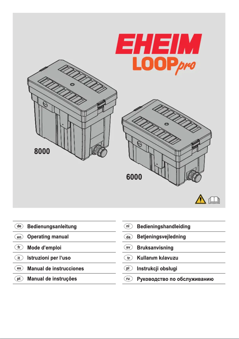 Page n°1 - Manuel utilisateur Eheim LOOPpro 6000