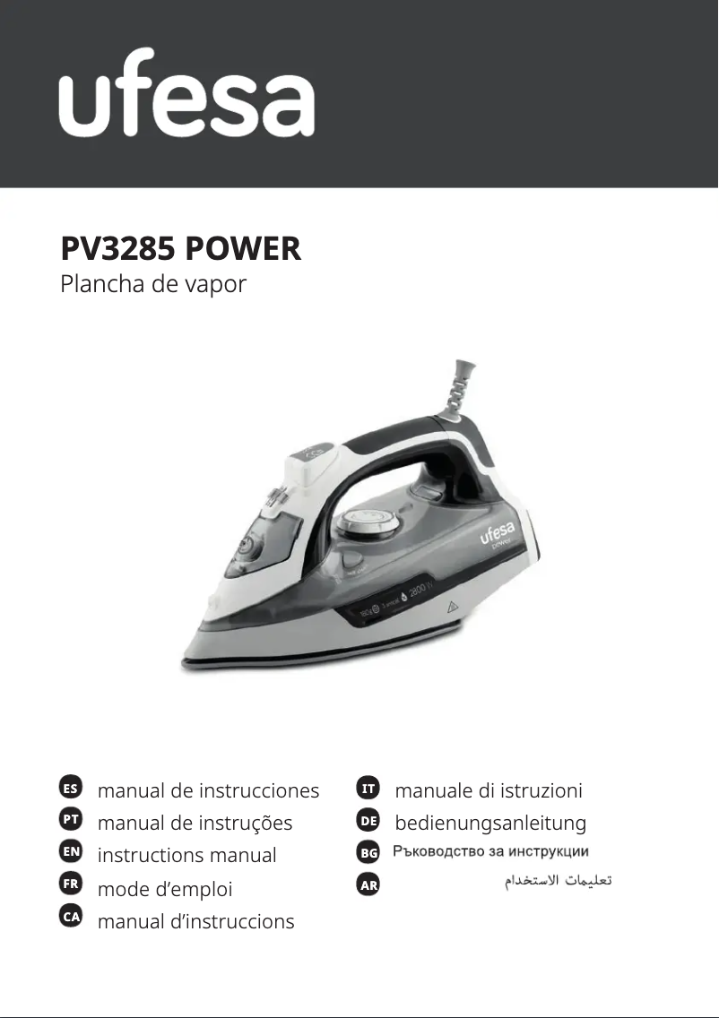Page n°1 - Manuel utilisateur Ufesa Power