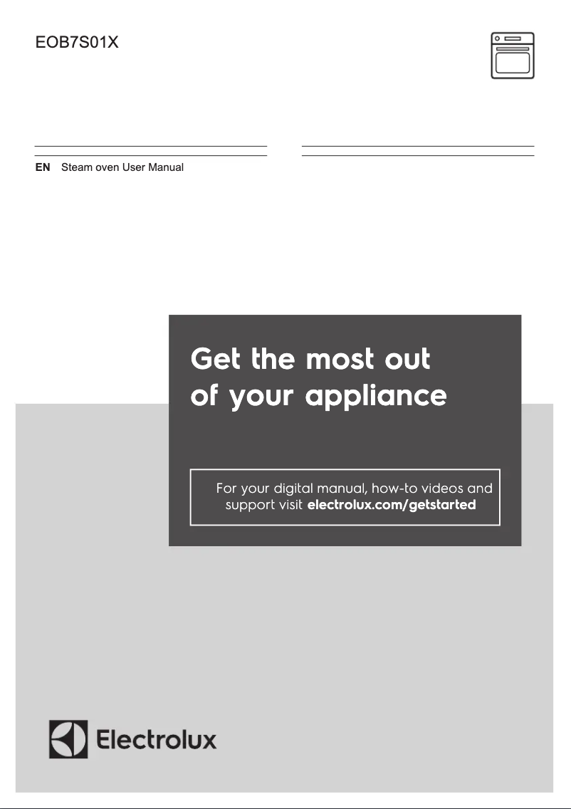 Page 1 de la notice Manuel utilisateur Electrolux EOC5851ZOZ