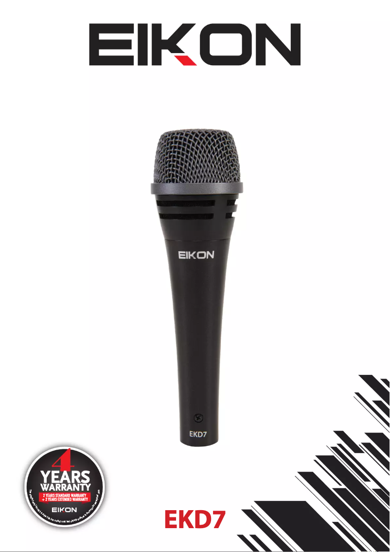 Page n°1 - Manuel utilisateur Eikon EKD7