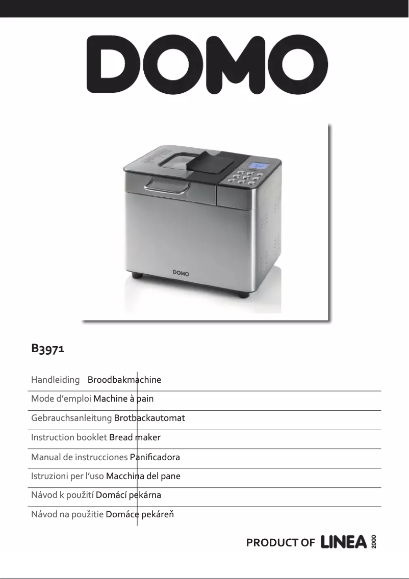 Page 1 de la notice Manuel utilisateur Domo B3971