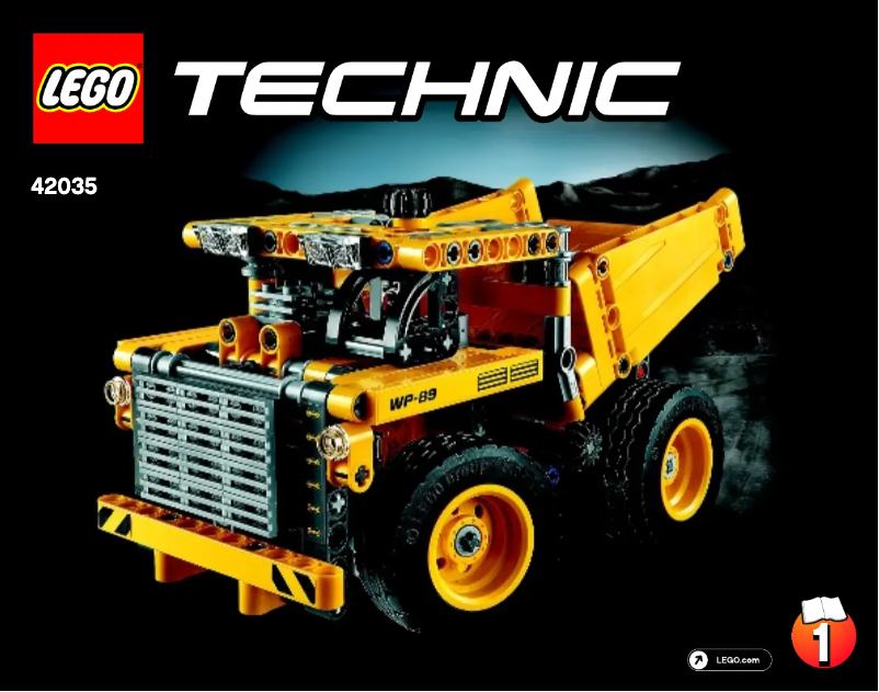 Page n°1 - Manuel utilisateur Lego Technic 42035