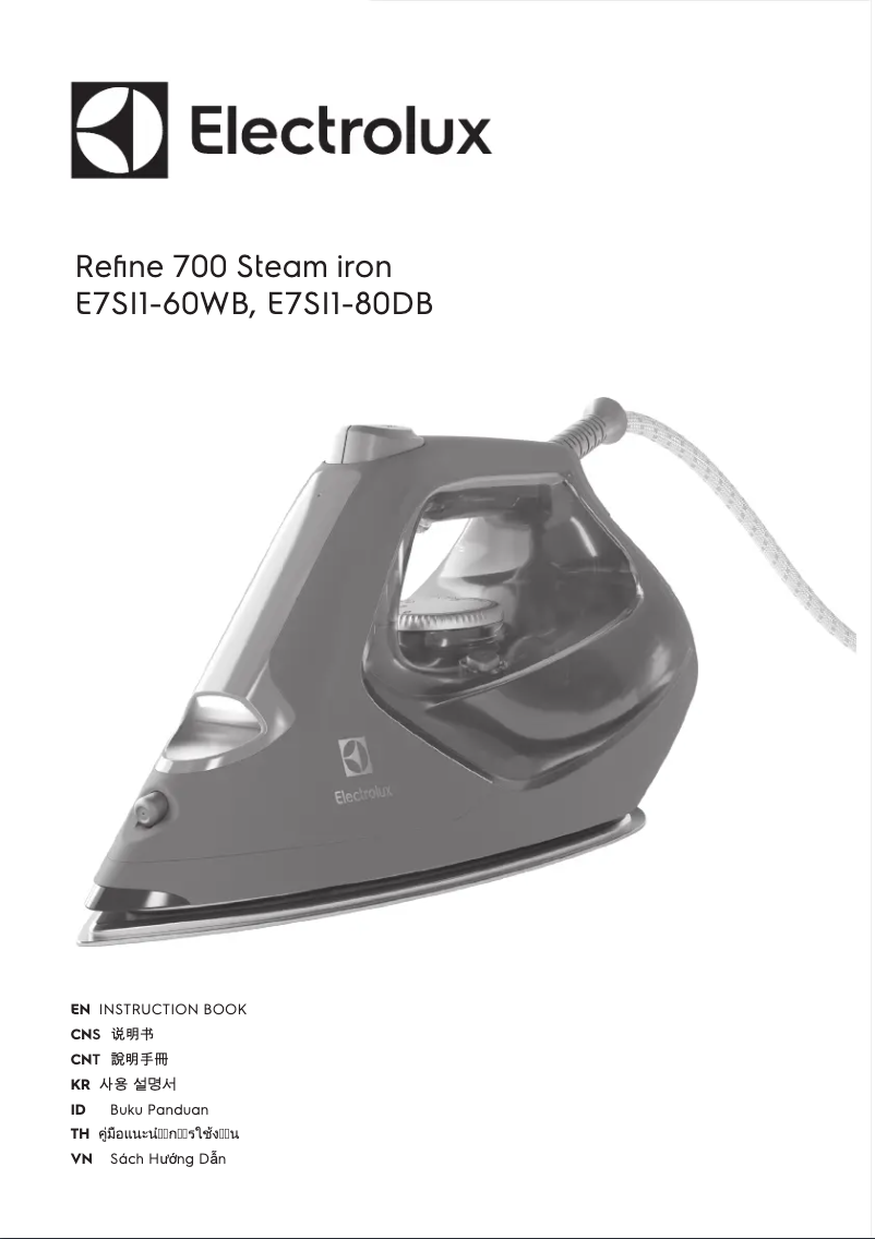 Image de la première page du manuel de l'appareil Refine 700 E7SI1-60WB