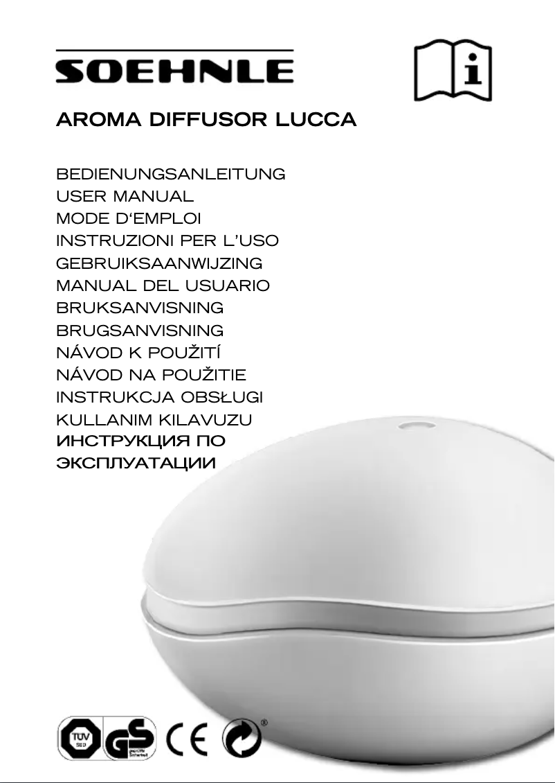 Image de la première page du manuel de l'appareil Lucca