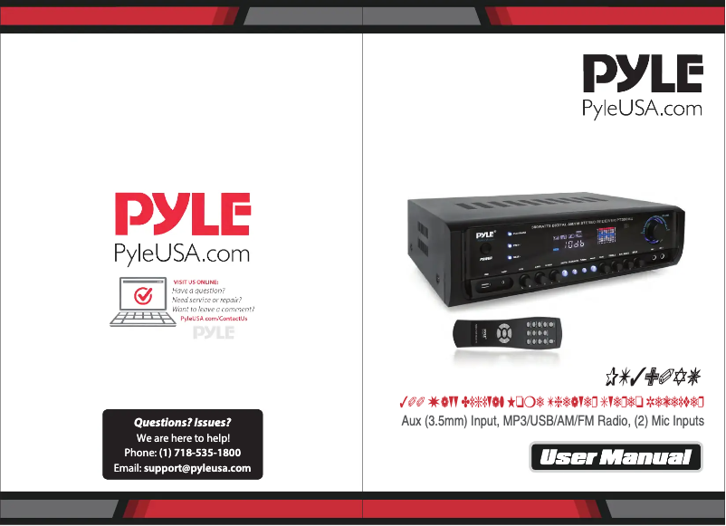 Image de la première page du manuel de l'appareil PT390AU