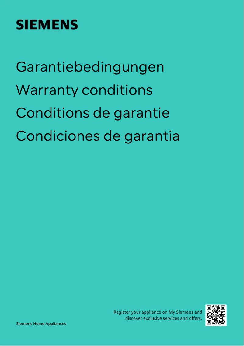 Page n°1 - Guide d'installation Siemens TQ903RZ3