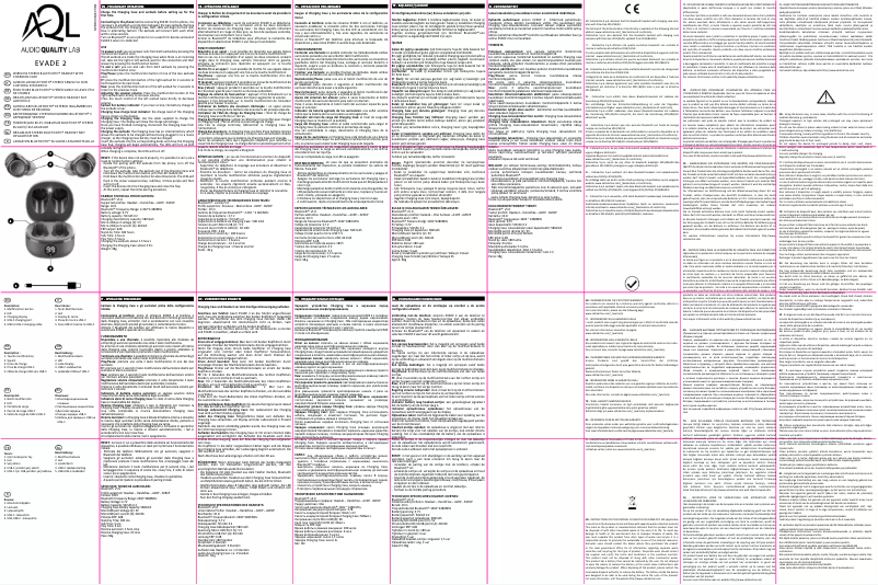 Image de la première page du manuel de l'appareil Evade 2