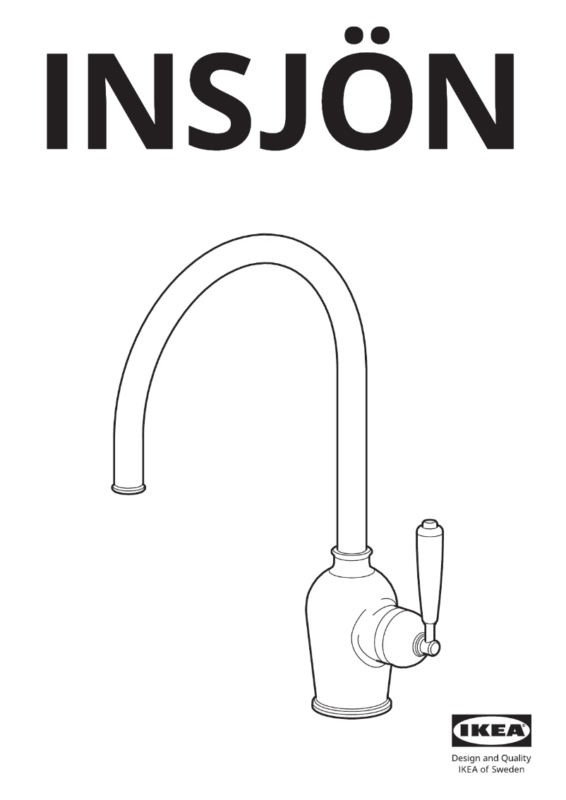 Image de la première page du manuel de l'appareil INSJÖN 003.701.19