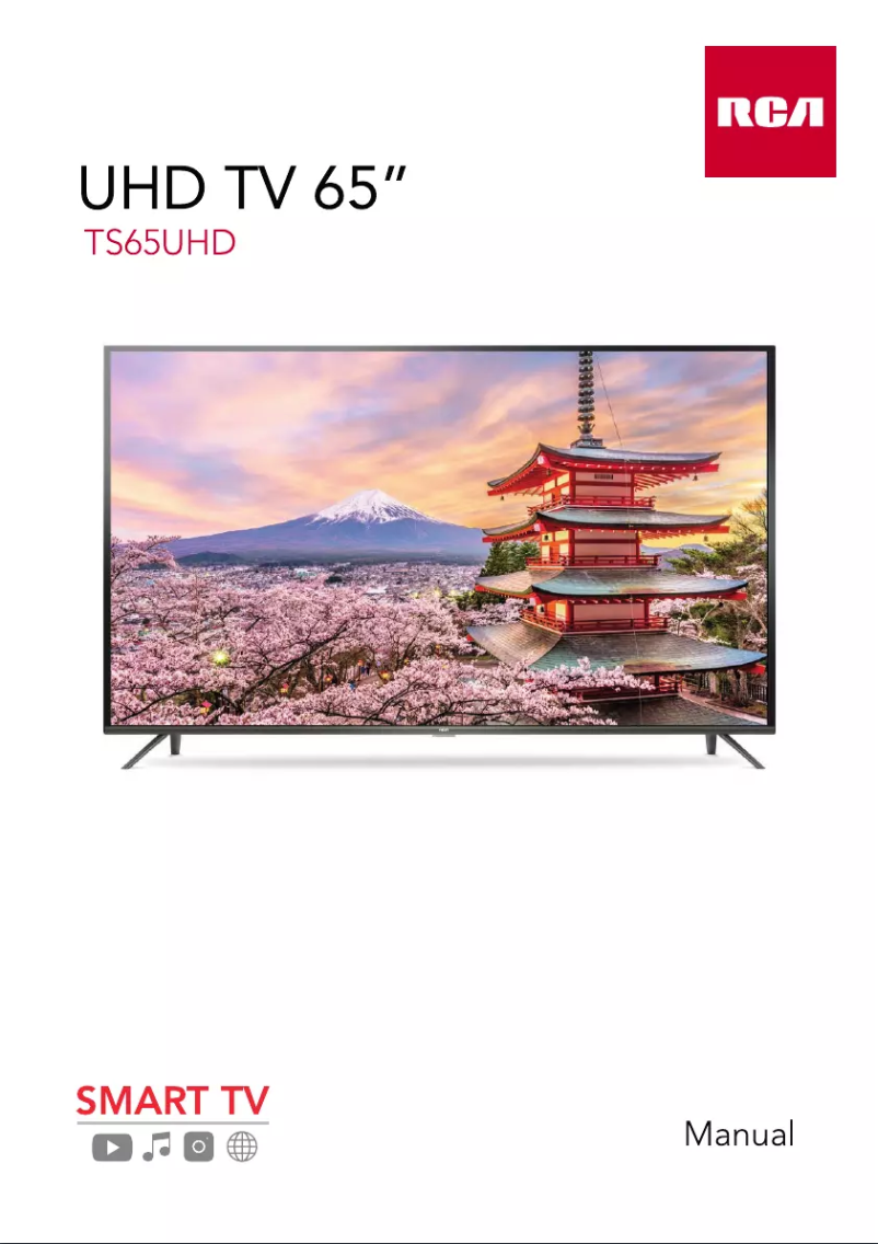 Page 1 de la notice Manuel utilisateur RCA TS65UHD