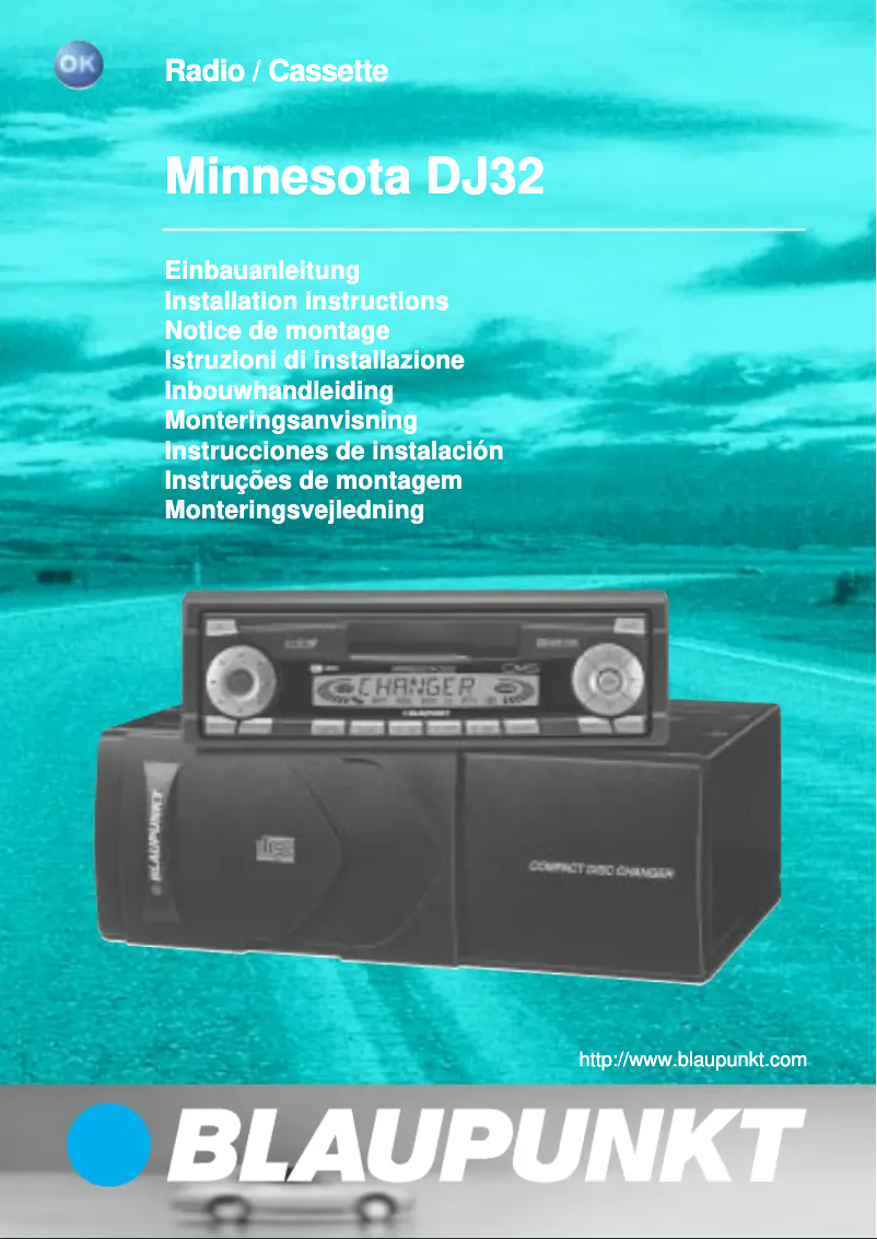 Page 1 de la notice Manuel utilisateur Blaupunkt Minnesota DJ32