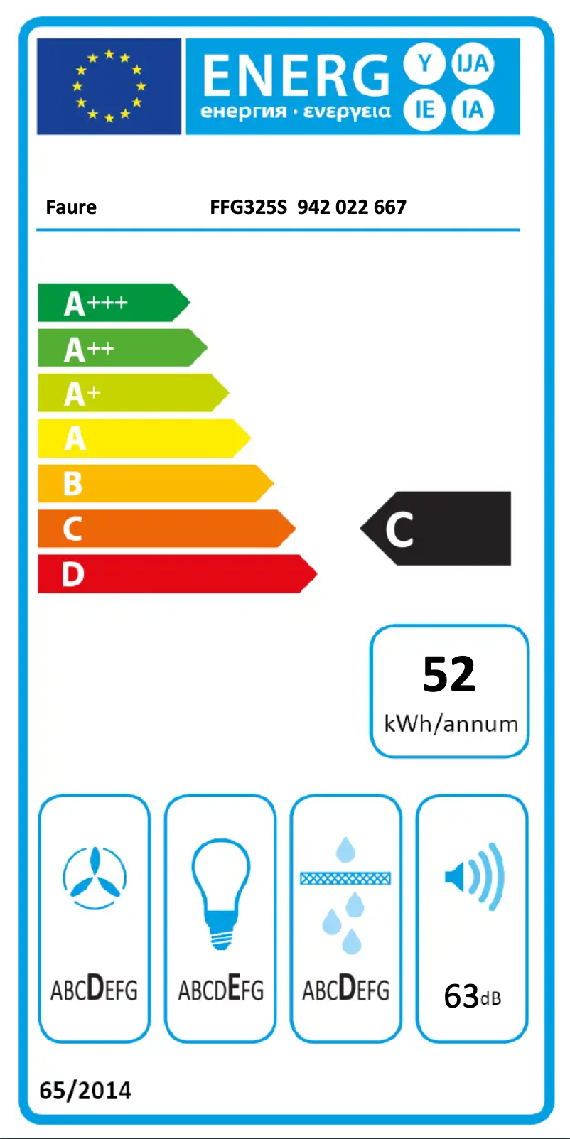 Image de la première page du manuel de l'appareil FFG325S