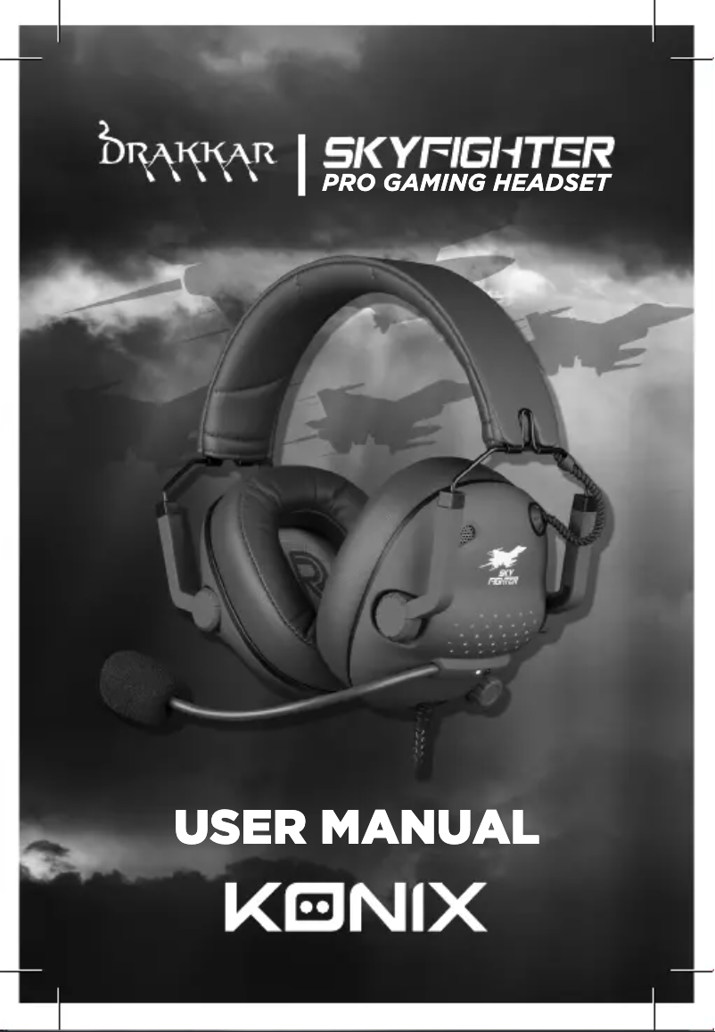 Page 1 de la notice Manuel utilisateur Konix Drakkar Skyfighter