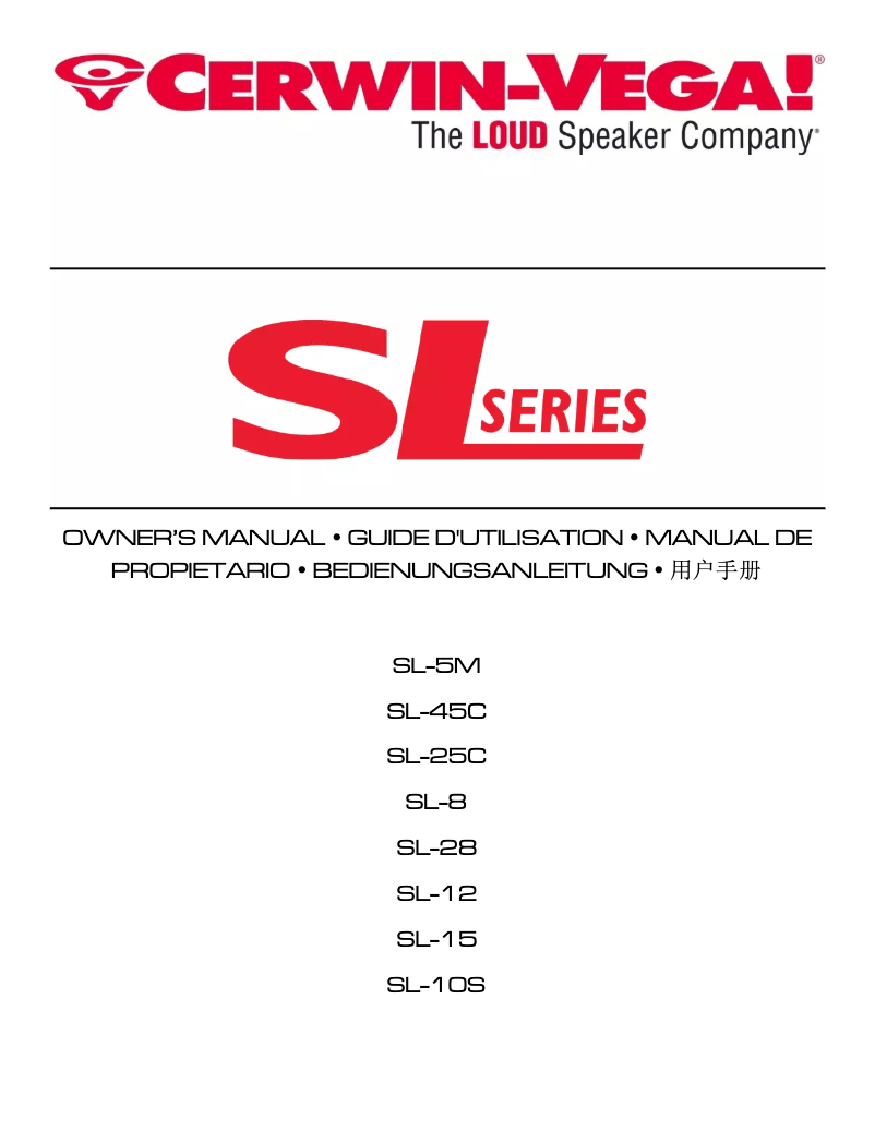 Imagen de la primera página del manual del dispositivo SL-28